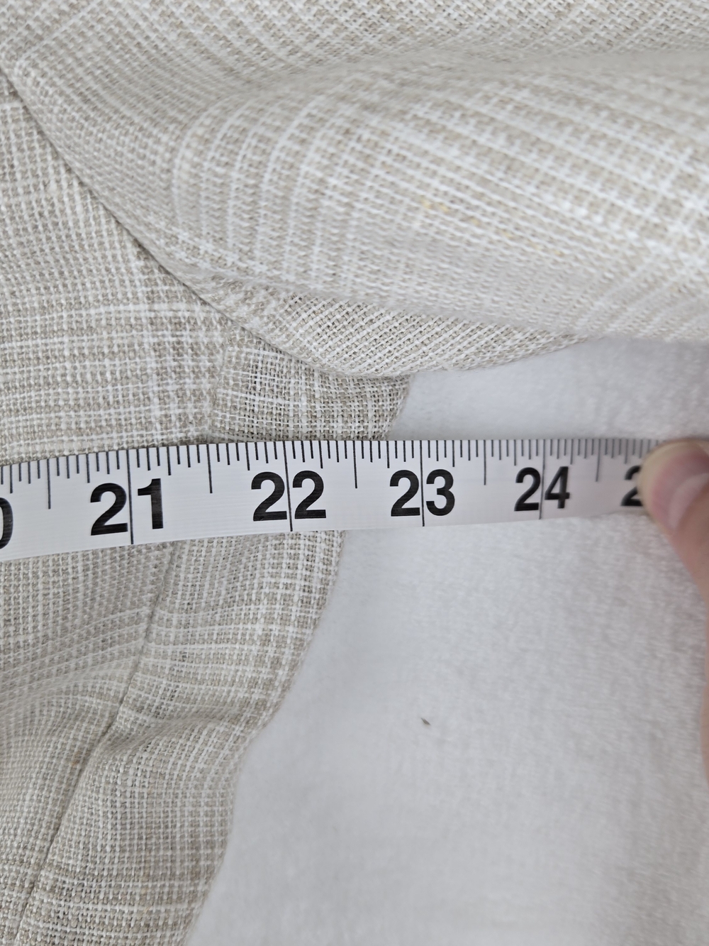 Bonobos Beige Check Two-Button Blazer Italian Linen Size 42R - Picture 5 of 13